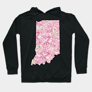 Indiana in Flowers Hoodie